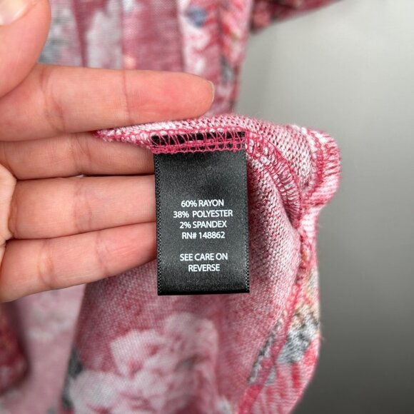 Torrid Floral long line open front cardigan size 00/10 med large - Picture 5 of 9